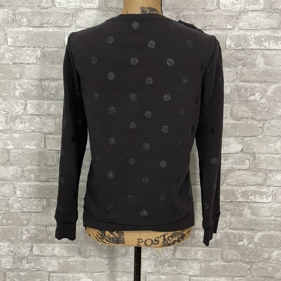 Kate Spade Steal The Spotlight Glitter Dot Sweatshirt - Picture 3 of 6